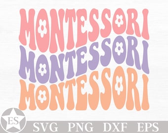 Montessori SVG | Montessori Teacher Svg | Montessori Png | Montessori Teacher Png | Montessori Shirt Png | Montessori Sublimation Design