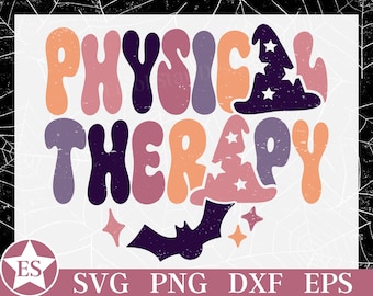 Halloween Physical Therapy SVG | Spooky Physical Therapist Svg Halloween Physical Therapy Png Physical Therapy Halloween Svg PT Sublimation
