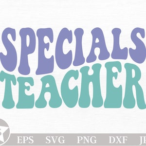 Specials Teacher PNG | Specials Teacher SVG | Specials Squad Png | School Electives Teacher Svg | Specials Teacher Sublimation Design Png