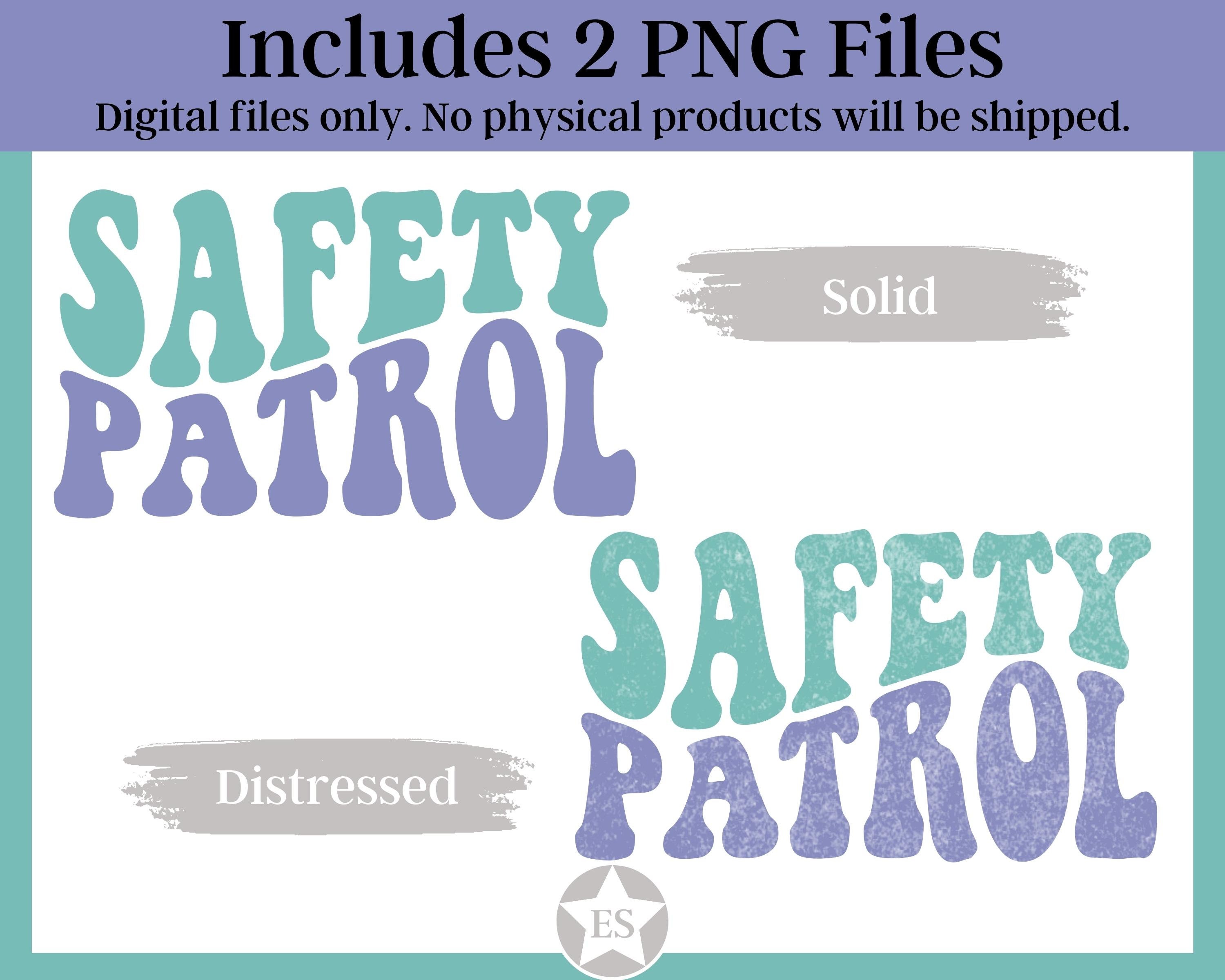 Safety Patrol PNG Safety Patrol Shirt Png Back to School Etsy