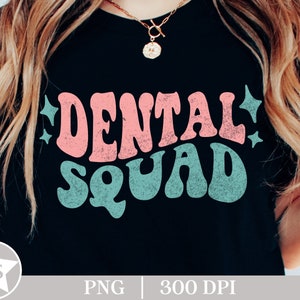 Equipo Dental PNG / Dental PNG / Higienista Dental PNG / Asistente Dental Png / Personal Dental Png / Camisa Dental Png / Sublimación Dental Png
