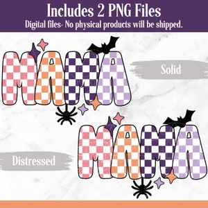 Halloween Mama PNG | Spooky Mama Halloween PNG Halloween Mamma PNG Halloween Mamma T-shirt PNG Höstmamma PNG Bus eller godis Mamma T-shirt PNG-filer bild 4