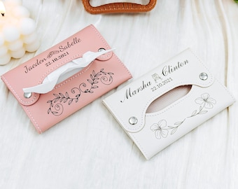 Customized Tissue Box, leather storage bags - Car decorations - Wedding party gifts - Mom gifts - Birthday gifts