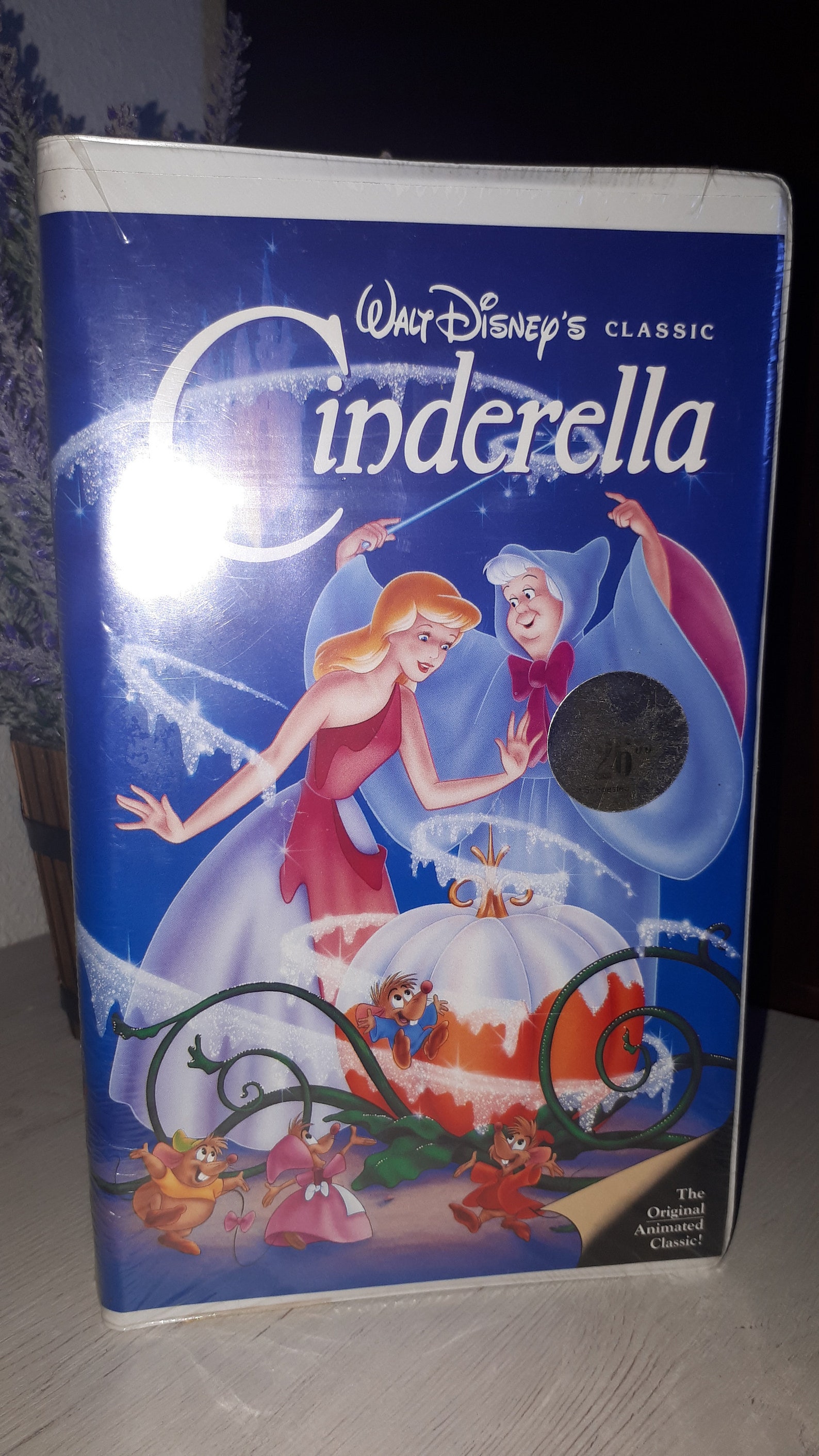 CINDERELLA 1988 VHS Walt Disney's Classic Black Diamond Etsy Finland