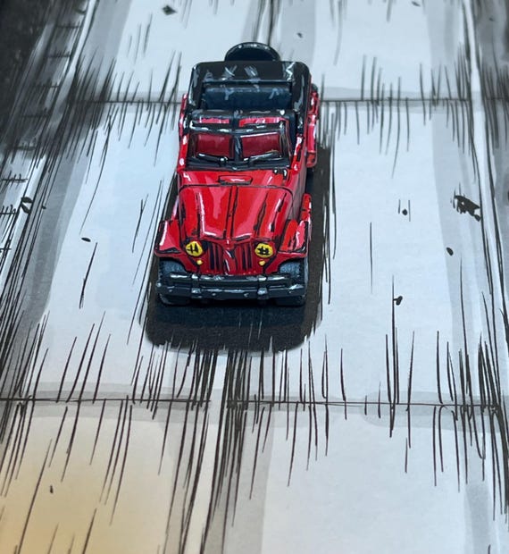 Custom Diecast Cars, Hot Wheels, Willys Jeepster, Matchbox