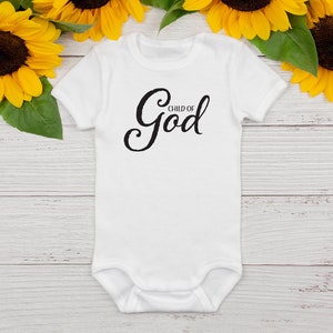 Child of God Bodysuit, Christian Bodysuit, Religious Bodysuit, Newborn Shower Gift, Christian Unisex Tee, Toddler Religious Tee