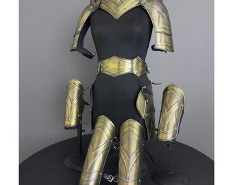 Medieval Ancient Cuirass Armor, Brave Lady Armor, Cosplay Armor, Sca Armor, Larp Armor, Fantasy Armor, Gift for women.