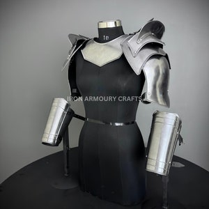 Medieval Knight Pouldron Gorget Armor, Bracers Armor, Larp Armor, Cosplay Armor, Sca Armor, Fantasy Armor, Gift Item for Men/Women