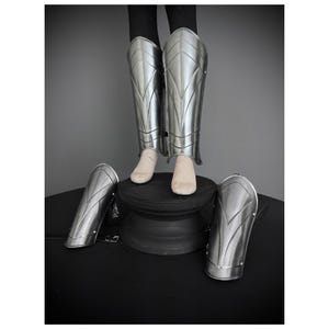 Medieval Knight leg Armor, Bracers Armor, Larp Armor, fantasy Armor Cosplay Armor, Sca Armor, Gift for Men/Wome