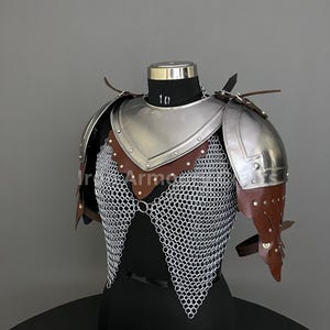 Medieval Knight Shoulder &, Larp Armor,Fantasy Armor, Cosplay Armor, Sca Armor, Costume Armor, Gift for /Women