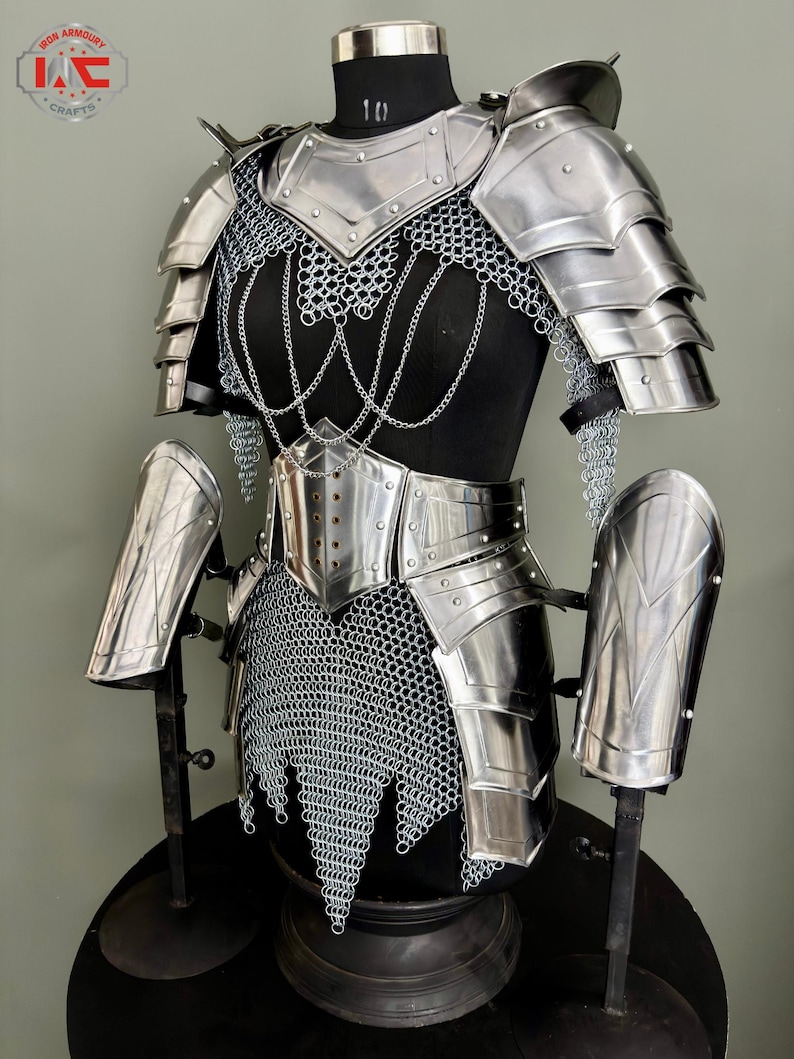 medieval armor,
medieval dress,
knight armor,
cosplay armor,
larp costume,
pauldron armor,
armour,
renfaire,
medieval costume,
armor,
cosplay costume,
gift for her,
birthday gift,
armor of god,
chainmail