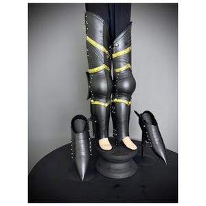 Medieval Knight leg Guard Armor, Sabatone Armor, Larp Armor, Cosplay Armor, Sca Armor, Gift For Men/Women.