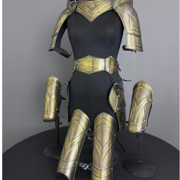 Brave Lady Steel Cuirass Armor, Medieval Cosplay