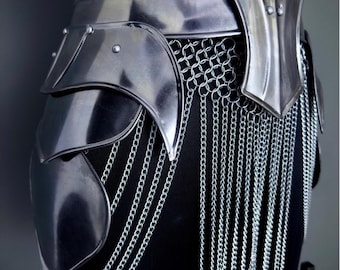 Medieval Steel Corset Armor: Chainmail Skirt, SCA LARP Cosplay