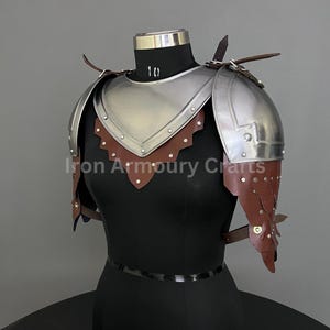 Medieval Knight Shoulder &, Larp Armor,Fantasy Armor, Cosplay Armor, Sca Armor, Costume Armor, Gift for /Women