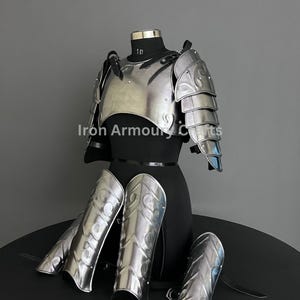 Medieval Knight Lady Armor, Fantasy Female Armor Costume, Cosplay, Larp Armor, Gift item.