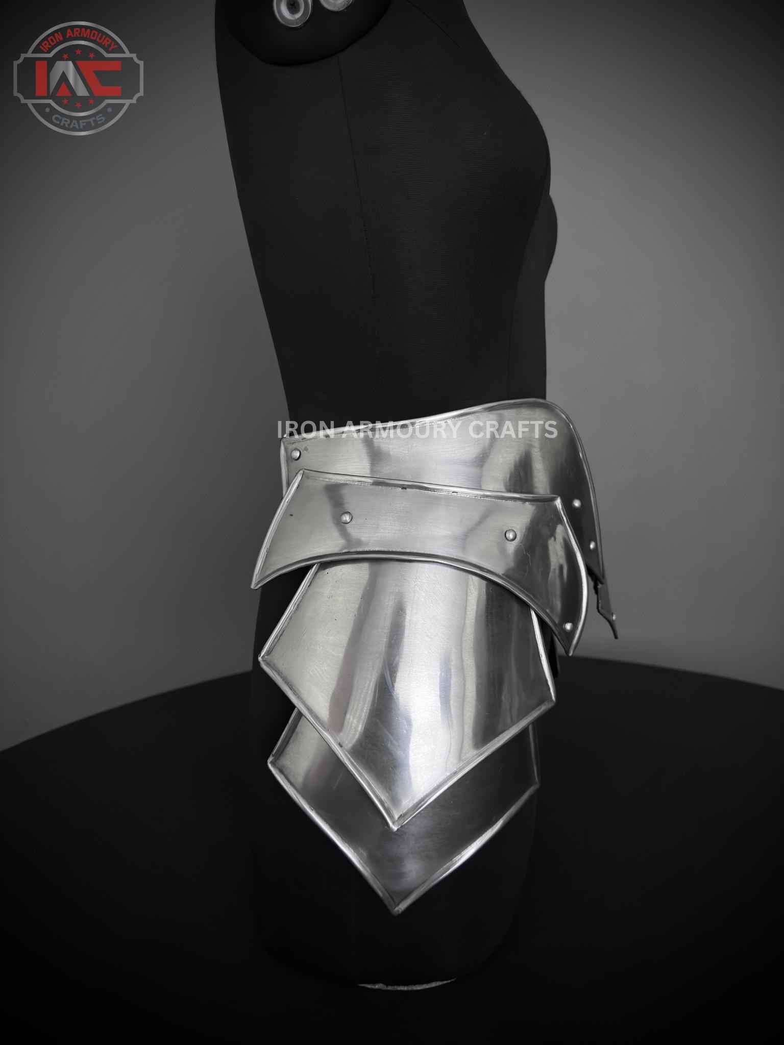 Women's Steel Knight Belt Armor – LARP Cosplay Tassets - Etsy
