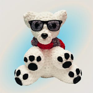 Junior Mint Polar Bear Plushie -fan made art