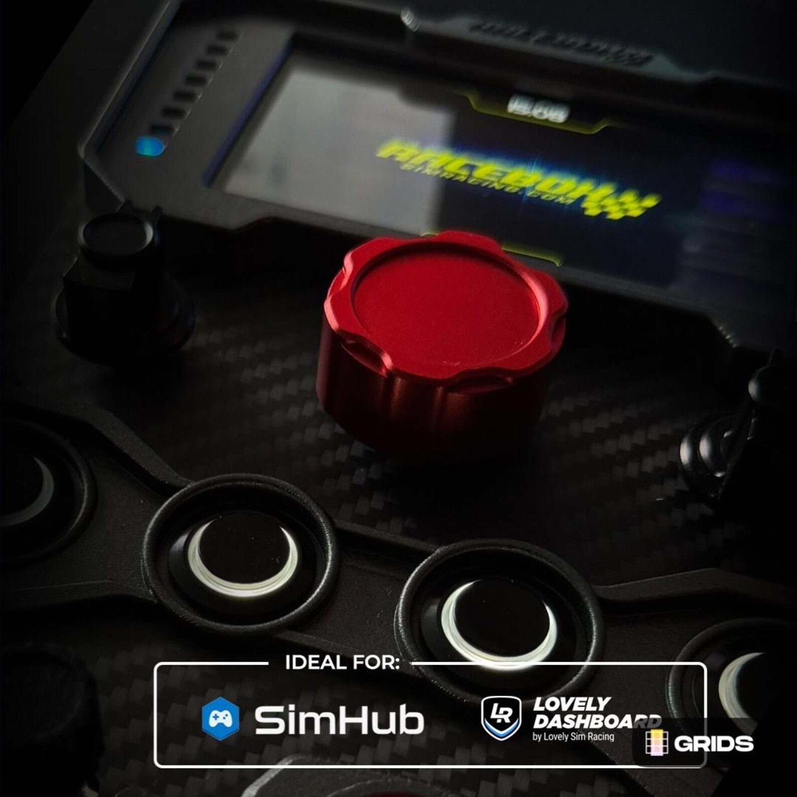 Sim Racing Button Box Rgb GTE Style Sim Racing Button Box: 5