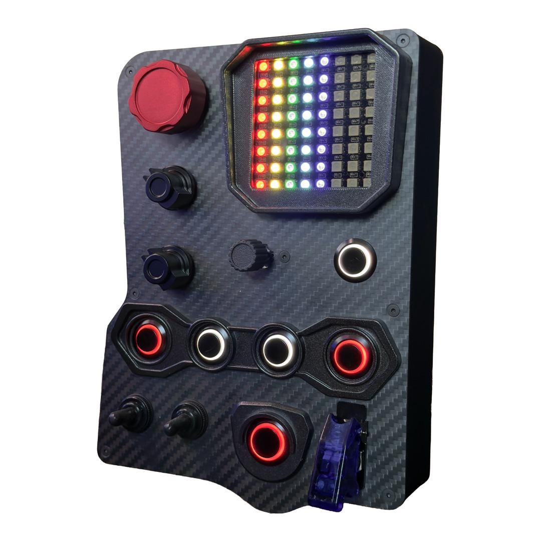 GT-FLAG V2 Button Box for Sim Racing With Flag Display (simhub) - Etsy