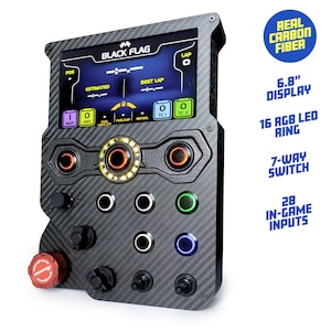 GT-LM Carbon Fiber sim racing Button Box