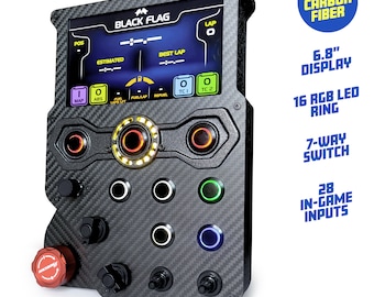 GT-LM Carbon Fiber sim racing Button Box