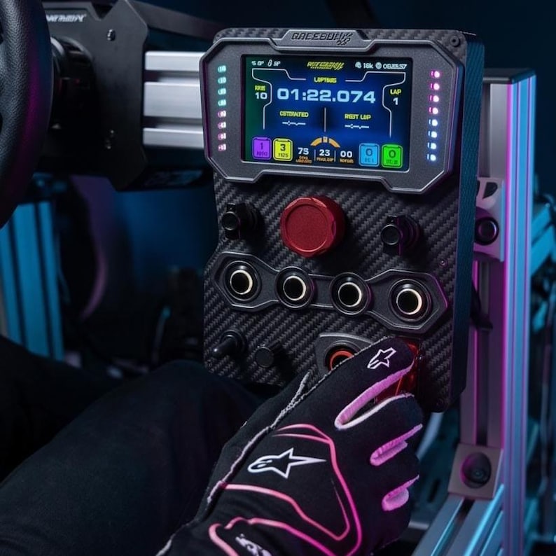 Timings Display Sim Racing GTE Style Sim Racing Button Box: 5