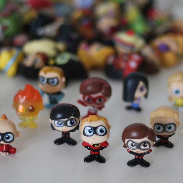 Disney Doorables The Incredibles Keychains, Disney keychain, Doorable keychain, Incredibles keychain, Jack Jack keychain, Figure keychain