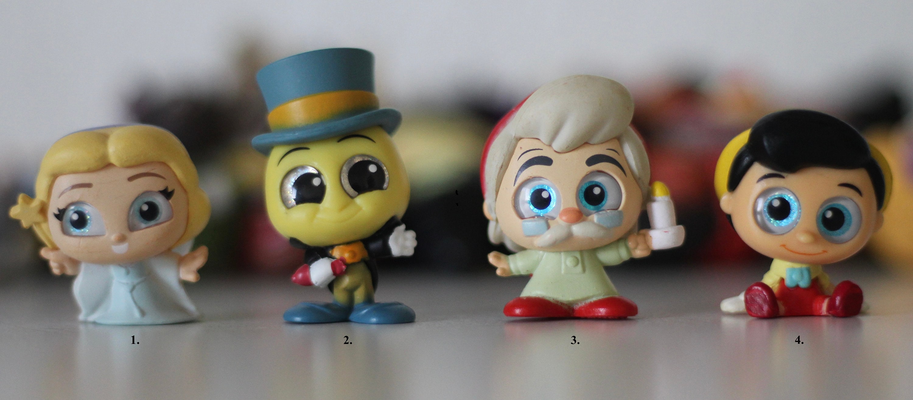 Disney Doorables Pinocchio, Disney Keychain, Doorable Keychain