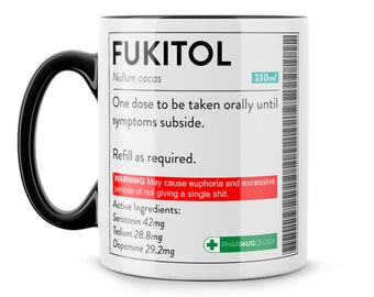 Fukitol Mug - Office Mug, Offensive Gifts, Gifts For Him, Secret Santa, Fun gifts, Funny Mugs