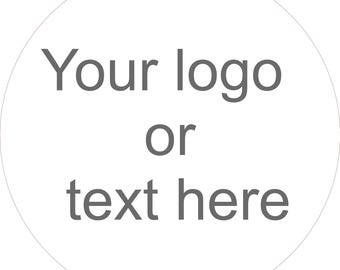 Custom Round Stickers | Your Design | Glossy Vinyl | Multiple Sizes | Your Logo | Custom text round stickers