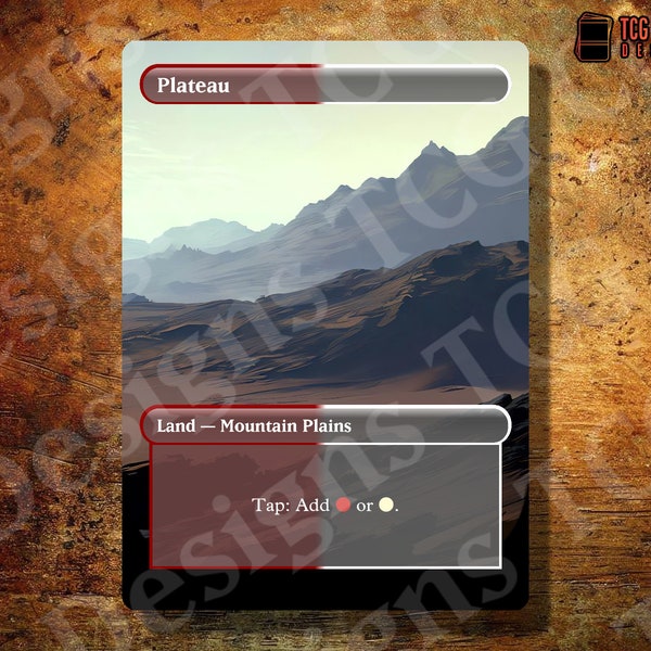 Plateau MTG Compatible Proxy - Full Art Custom Card - (2024 Refresh)