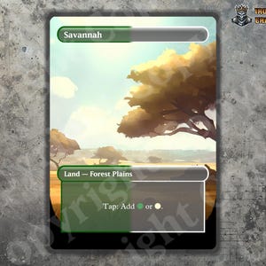 Savannah MTG kompatibler Proxy - Full Art Custom Karte