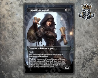 Opposition Agent, FOIL, Limited Edition Magic the Gathering Artist