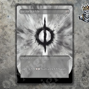 Bague solaire Phyrexian (V1) proxy compatible MTG - Carte personnalisée entièrement illustrée