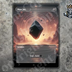 Mox Jet Proxy: aangepaste kaart voor volledige kunst