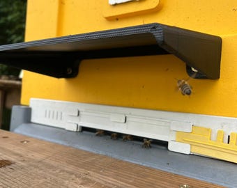 Bee hive rain roof