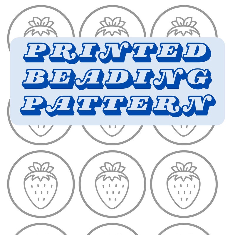 Beading Pattern Template Etsy
