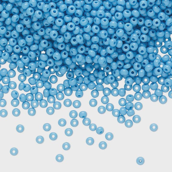 Czech Preciosa Loose 11/0 Turquoise Beads - Indigenous Jewelry Making Supplies - Indigenous Owned