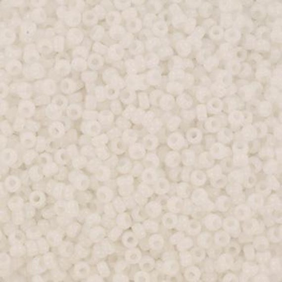 Miyuki Opaque White Seed Beads 11/0 | Japanese Rocaille Beads