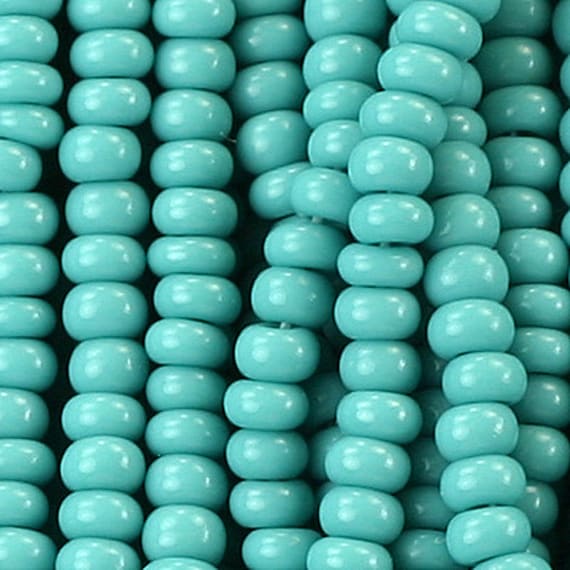 Czech Preciosa 63130 Loose 11/0 Turquoise Beads - Indigenous Jewelry Making Supplies - Indigenous Owned