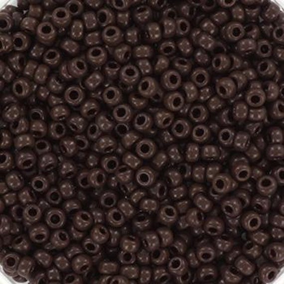 11-0409 Miyuki Opaque Chocolate Seed Beads 11/0 | 10, 20 or 30 Grams | Indigenous Owned