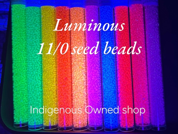 Miyuki 11/0 LUMINOUS Seed Beads - 28 Gram Tubes  | Indigenous Owned Shop