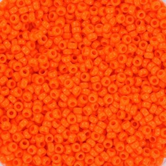 Miyuki 11/0 Opaque Orange Seed Beads | Japanese Quality