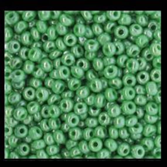 Czech 11/0 Green Luster Seed Beads – Charlotte Cut, Jewelry Making Supplies