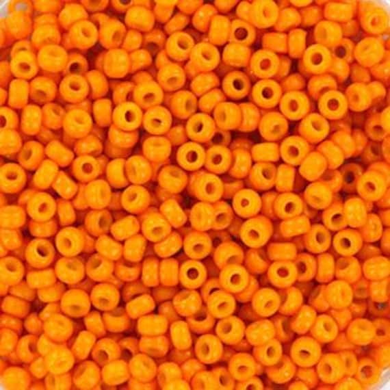 Miyuki 11/0 Kumquat Seed Beads | Duracoat Opaque Dyed