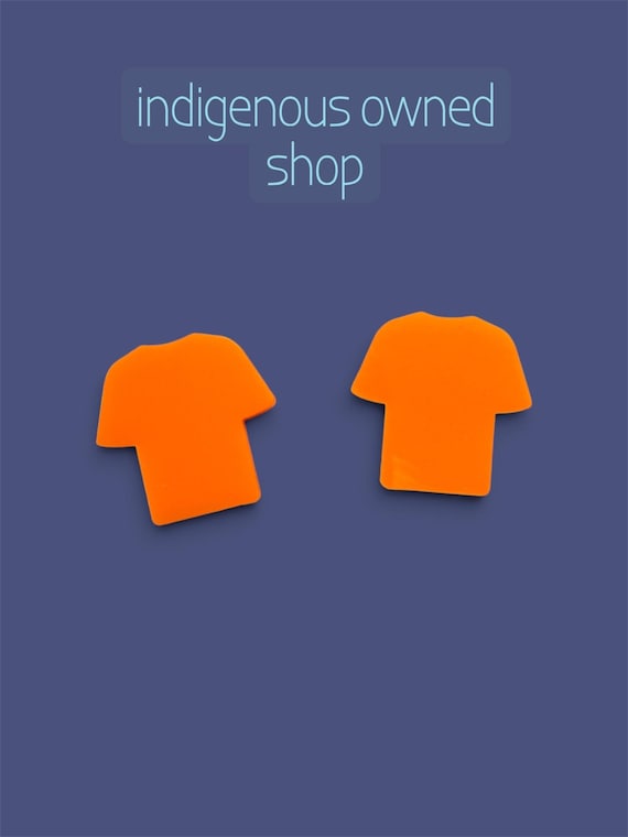Orange Shirt Acrylic Blanks – Orange Shirt Day – Beading Cabochons