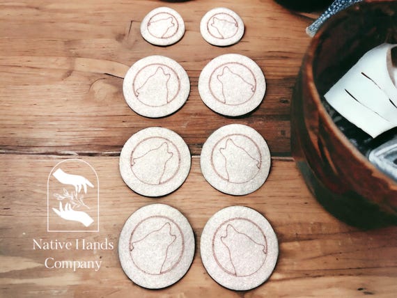 8 piece howling wolf print pattern set pellon peltex 70 flat stitch beading stencils