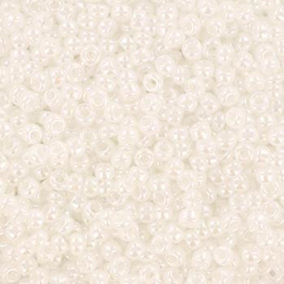 Miyuki Ceylon White Pearl Seed Beads | Size 11/0