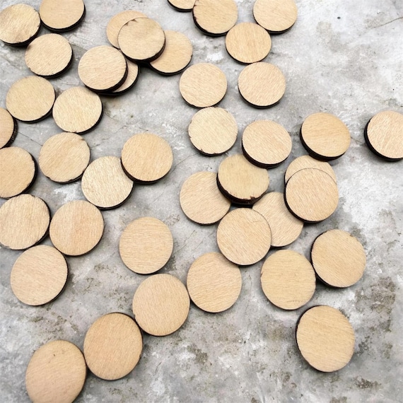 1/2 Inch Circle Basswood jewelry cabachon blanks indigenous owned